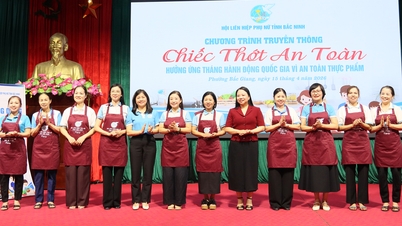 Bac Ninh: تقریباً 400 خواتین عہدیداروں اور اراکین کے لیے "محفوظ کٹنگ بورڈز" پر مواصلاتی مہم۔