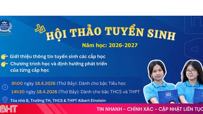 Trường Albert Einstein tổ chức hội thảo tuyển sinh năm học 2026 - 2027