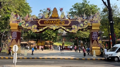 กัมพูชาเปิดงานสงกรานต์นครสังครันต์