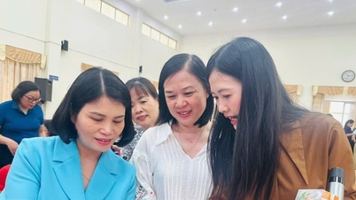 Memberikan pelatihan pengetahuan baru kepada hampir 300 petugas dari Persatuan Wanita Hanoi.