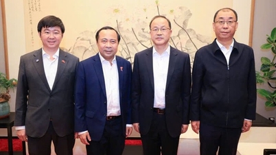Menteri Vu Hai Quan bekerjasama dengan Universiti Peking untuk menggalakkan kerjasama teknologi.