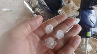 W wielu rejonach zachodniej części Quang Ngai wystąpiły burze gradowe.