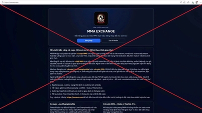 The Vietnam Mixed Martial Arts Federation warns against websites showing signs of illegal gambling related to MMA.