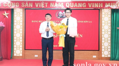 Chi bộ phòng Khoa giáo - Văn xã, Đảng bộ Văn phòng UBND tỉnh kết nạp đảng viên mới