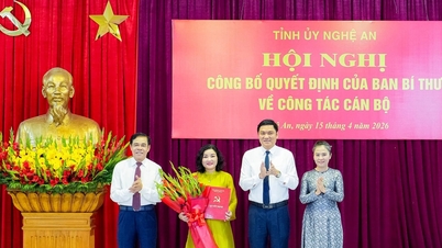 Pani Nguyen Thi Hong Hoa pełni funkcję przewodniczącej Komisji Inspekcyjnej Komitetu Partii Prowincjonalnej Nghe An.