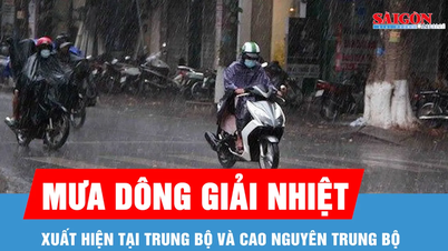 Badai petir muncul setelah serangkaian hari yang panas.