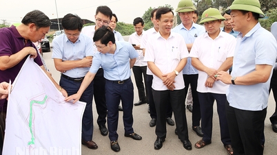 ตรวจสอบความคืบหน้าของโครงการคมนาคมขนส่งหลายโครงการในพื้นที่ท่องเที่ยวตามชุก