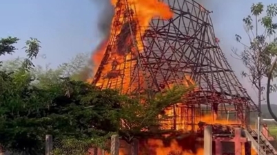 Riscurile de incendiu amenință casele comunale tradiționale din vestul orașului Quang Ngai.
