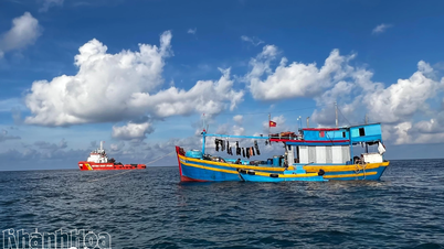 A embarcação CSB 9001 do 32º Esquadrão da Guarda Costeira prestou assistência imediata e resgatou pescadores em perigo no mar.