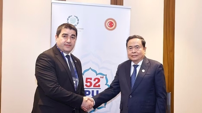 Formannen for nasjonalforsamlingen, Tran Thanh Man, møtte speakeren i det georgiske parlamentet.