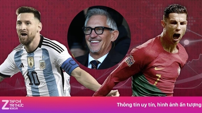 Miután kijelentette, hogy Messi az első számú, a korábbi futballsztárt Ronaldo követte.