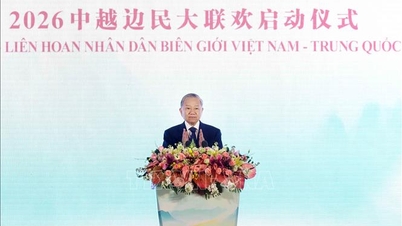O Secretário-Geral e Presidente To Lam participou da cerimônia de lançamento do Festival Popular da Fronteira Vietnã-China 2026.