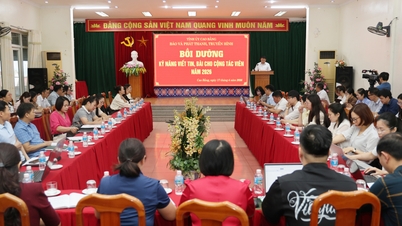 សិក្ខាកាមជិត ១០០ នាក់បានទទួលការបណ្តុះបណ្តាលជំនាញសរសេរព័ត៌មាន - កាសែតអនឡាញ Cao Bang