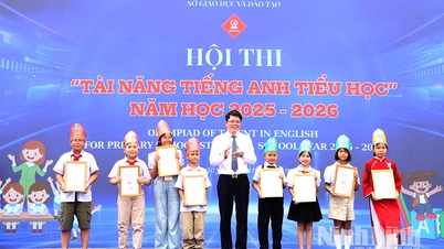 Pusingan akhir pertandingan "Bakat Bahasa Inggeris Sekolah Rendah", tahun akademik 2025-2026.