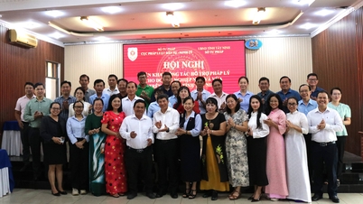 Justisdepartementet: Organiserer en konferanse for å implementere juridisk støtte for små og mellomstore bedrifter i Tay Ninh-provinsen.