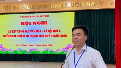 Phuc Thinh's Culture and Social Affairs sector achieved many outstanding results in the first quarter of 2026.