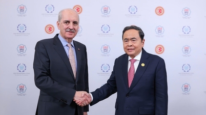 Pengerusi Dewan Undangan Negeri, Tran Thanh Man bertemu dengan Speaker Parlimen Turki, Numan Kurtulmus