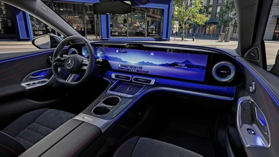 Het interieur van de elektrische Mercedes-Benz C-Klasse is onthuld, met een enorm scherm van 39,1 inch.