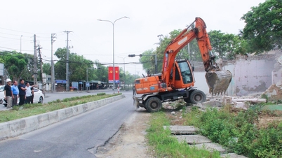Cua Lo Ward removes the last remaining "bottleneck" in the Binh Minh road project.