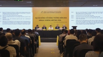 Mobile World Group's General Meeting of Shareholders: No change to the plan to achieve a profit of VND 9,200 billion in 2026.