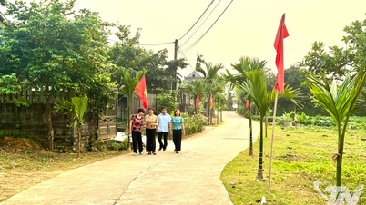 ট্রুং থান ২ একটি সভ্য নতুন গ্রামীণ এলাকা গড়ে তোলে।