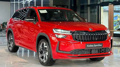 Більш детальний огляд Skoda Kodiaq 2026 року у В'єтнамі, ціна якого становить майже 150 мільйонів донгів.