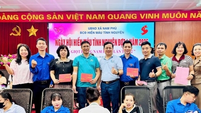 Răspândirea faptelor nobile prin mișcarea de donare voluntară de sânge în Nam Phu.