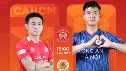 Live football match: Ho Chi Minh City Police vs Hanoi Police: A loss would be tough.