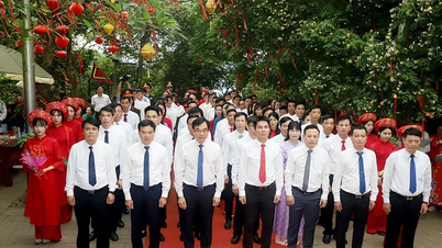 Các xã cụm số 7 dâng hương tưởng niệm các Vua Hùng