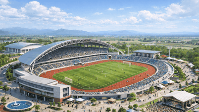 A província de Bac Ninh está investindo mais de 286 bilhões de VND na construção de um complexo esportivo com capacidade para 12.000 pessoas na comuna de Van Mon.