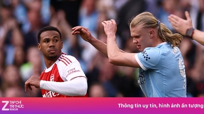 Haaland responds as Gabriel escapes red card.