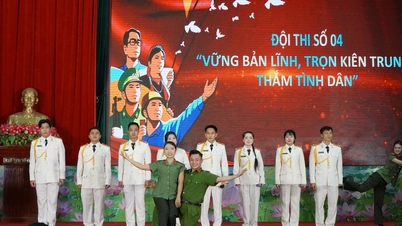 Can Tho police bring the Party's resolution and the "three best" movement to the stage.