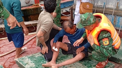 बाच लॉन्ग वी के तट से दूर समुद्र में गंभीर रूप से घायल मछुआरों को समय रहते बचा लिया गया।