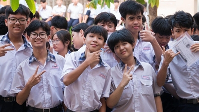 Fluctuations in the 10th grade entrance exam scores in Ho Chi Minh City over the past two years.