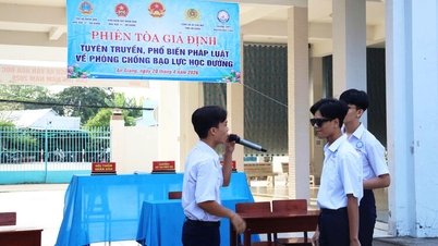 Chợ Mới község színlelt tárgyalást szervezett az iskolai erőszak megelőzéséről és leküzdéséről.