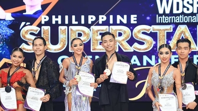 ທີມ DanceSport ຫວຽດນາມໄດ້ຮັບ 6 ຫຼຽນຄຳໃນມື້ເປີດງານກິລາອາຊີຕາເວັນອອກສ່ຽງໃຕ້.