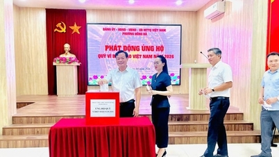 Hong Ha Ward launches fundraising campaign for the "For Vietnam's Seas and Islands" Fund in 2026.