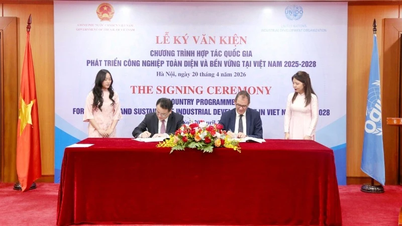 UNIDO och Vietnam undertecknade ett nationellt samarbetsprogram för att främja gröna, cirkulära och inkluderande industrier.