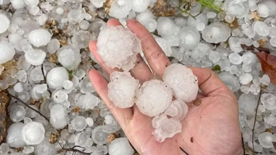 Vanavond en morgen moeten gebieden in Noord-Vietnam, Thanh Hoa en westelijk Nghe An rekening houden met tornado's, bliksem, hagel en sterke windstoten.