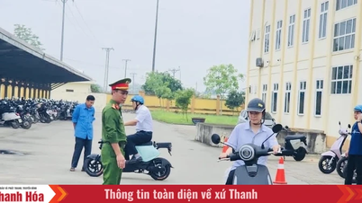 Over 800 students from Tong Duy Tan High School learn how to drive safely.