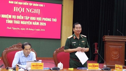 सैन्य क्षेत्र 1 को 2026 में थाई गुयेन प्रांत में एक क्षेत्रीय रक्षा अभ्यास आयोजित करने का कार्य सौंपा गया है।