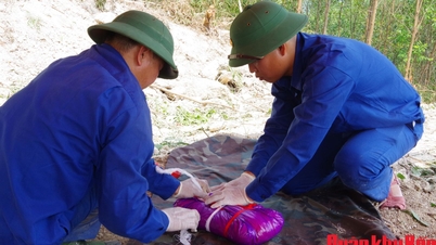 Remains of fallen soldiers discovered in a combat bunker in Quang Tri.