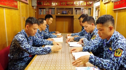 Reading books in the middle of the deep sea: The "very real" story of submariners.