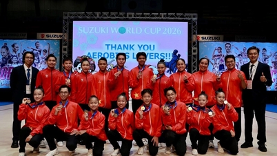 Das vietnamesische Aerobic-Team wird bei der Weltmeisterschaft 2026 drei Goldmedaillen gewinnen.