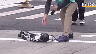 Robotmarathon: Het racecircuit verandert in een komediepodium.