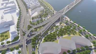 Projeto da Ponte Tran Hung Dao: Desmatamento em andamento em Hanói.