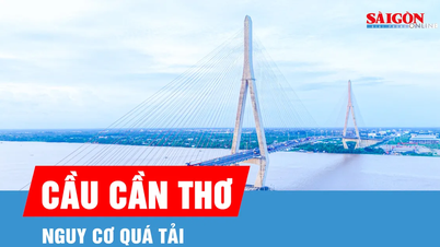 Riziko dopravní zácpy a zácp na mostě Can Tho během svátků.