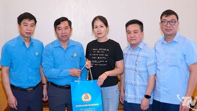 Thai Nguyen: Visitar e presentear parentes e vítimas de acidentes de trabalho e doenças ocupacionais.
