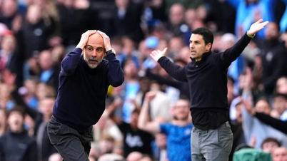 Coach Pep Guardiola: 'Arsenal are still in control of the title race'