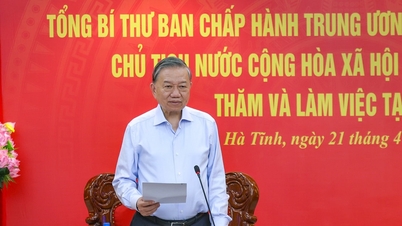 Tổng Bí thư, Chủ tịch nước Tô Lâm làm việc với Ban Thường vụ Tỉnh ủy Hà Tĩnh